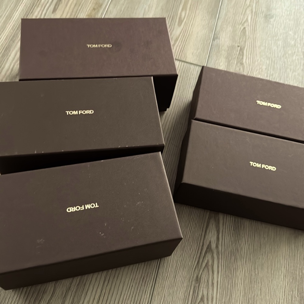 Authentic Tom ford sunglass box and card